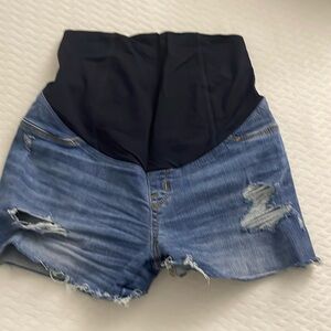 Maternity Jean shorts